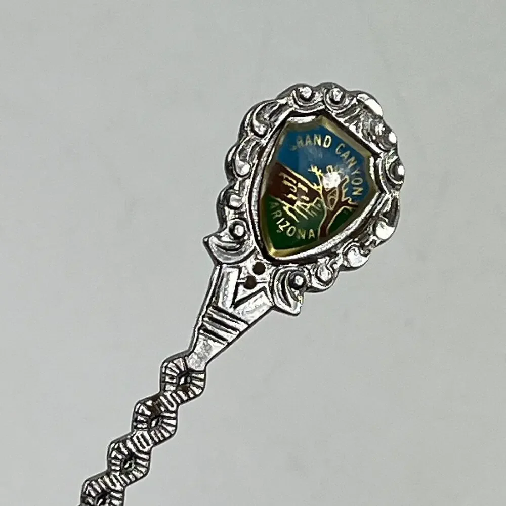 Vintage Souvenir Collector Spoon Lot Texas Grand Canyon Arizona Southwest Travel